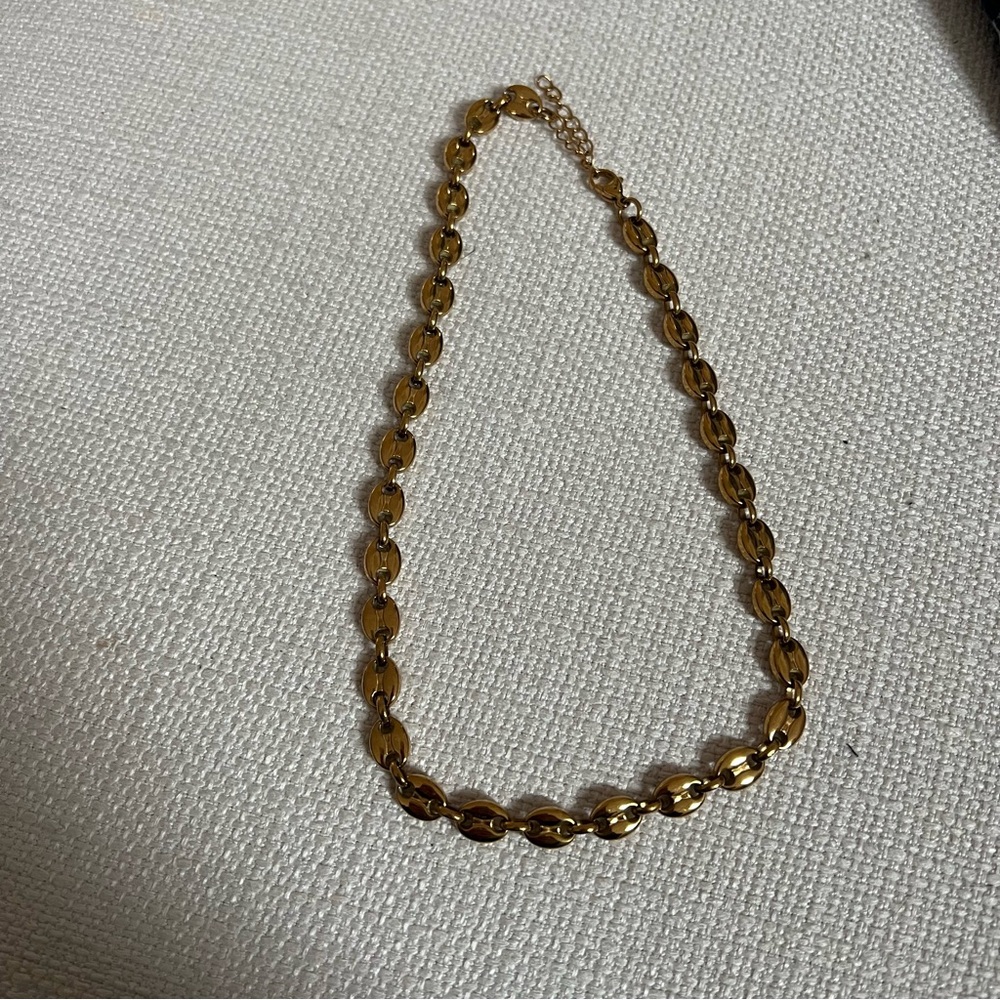 Timeless Citrine Gold Beaded Necklace